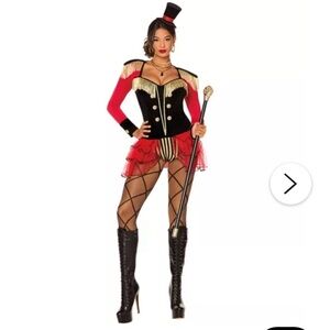 Ringmaster Kids Costume - Red and Black